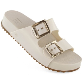 Chinelos confortáveis ​​e perfumados da Zaxy W INT2010 cru bege