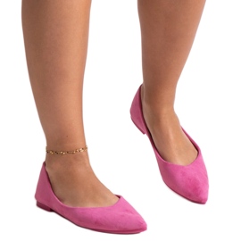 Sapatilhas de balé Mays com bico fino rosa