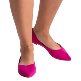 Sapatilhas de balé Mays com bico fino rosa