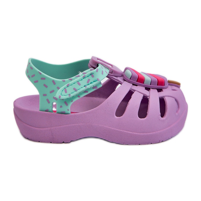 Sandália Infantil Com Velcro 83486 Ipanema Verão Xiii Bebê Roxo tolet Sandália Infantil Com Velcro 83486 Ipanema Verão Xiii Bebê Roxo tolet