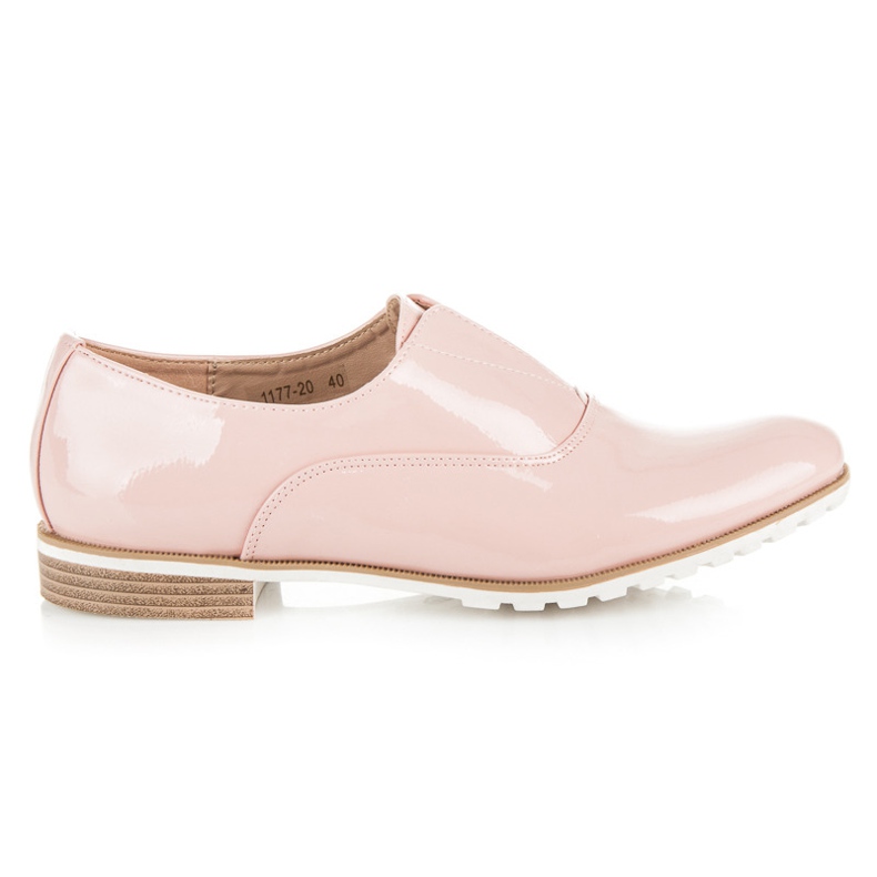 Vices Brogues lacados rosa