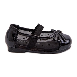 Sapatilhas infantis com laço, Jellema Preto