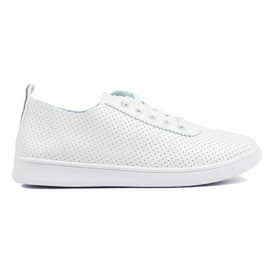 Seastar Sapatos femininos brancos com atacadores