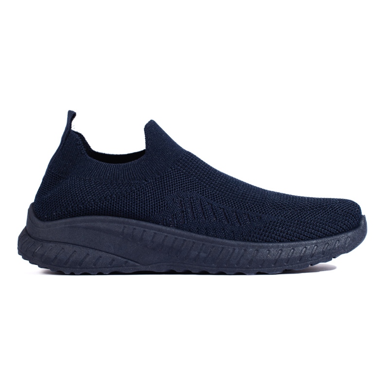 Calçado desportivo feminino slip-on, azul marinho