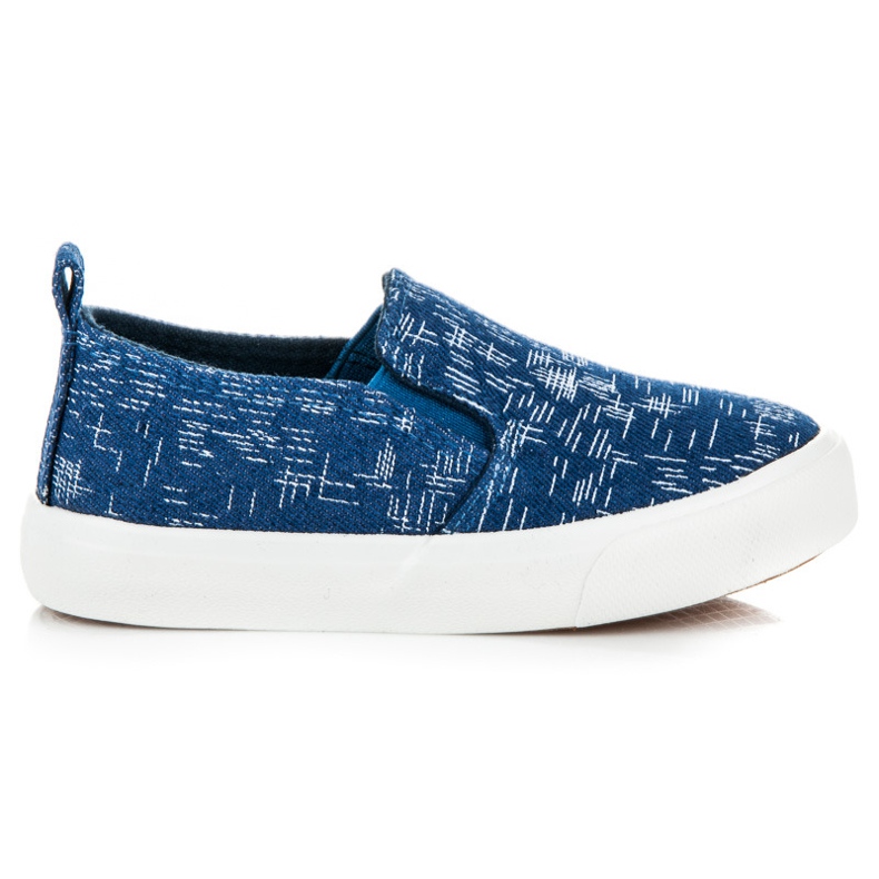 Sport Slipons na plataforma azul