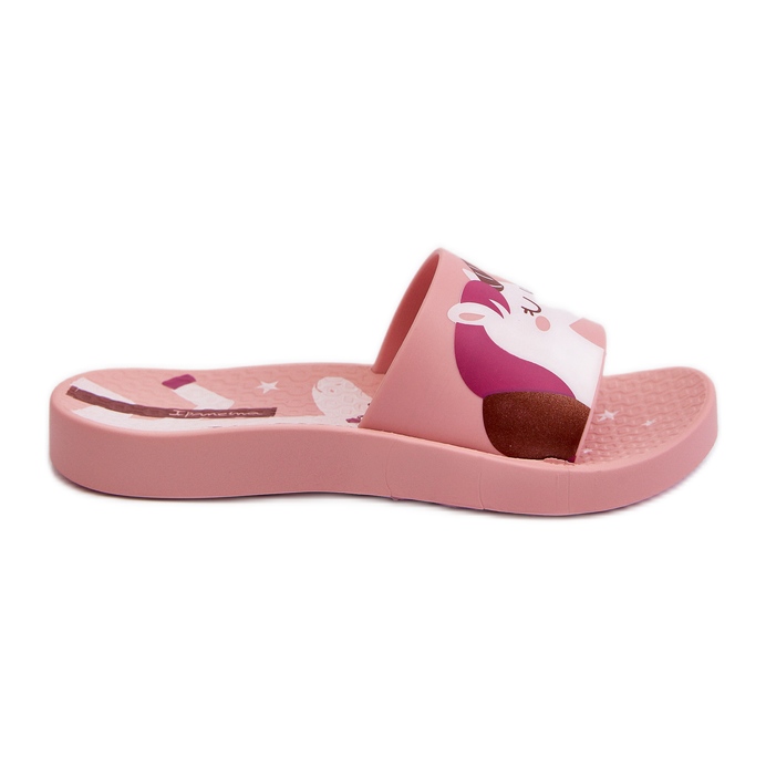 Chinelos de menina com unicórnio 83474 Ipanema Urban V Slide Kids Rosa