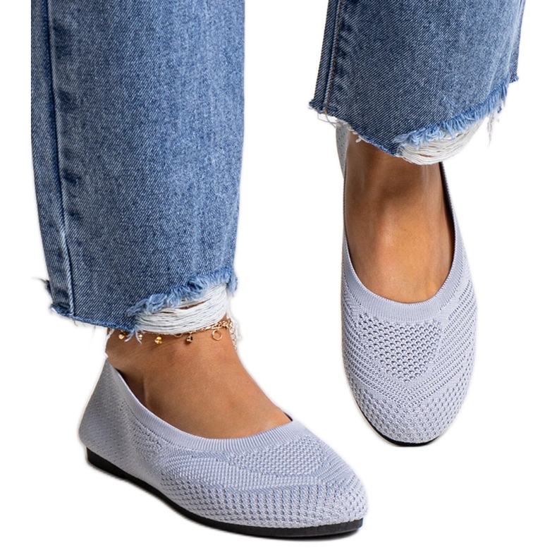 Sapatilhas de tecido cinza da Yafia