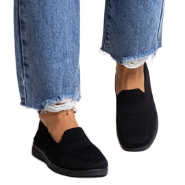Tênis preto Abally slip-on