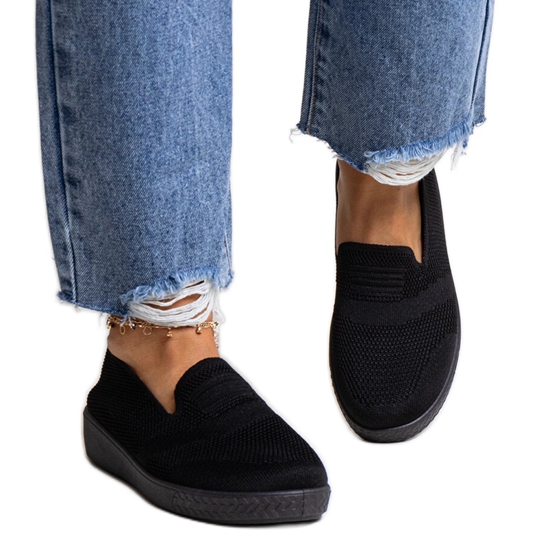 Tênis slip-on preto Mikaila