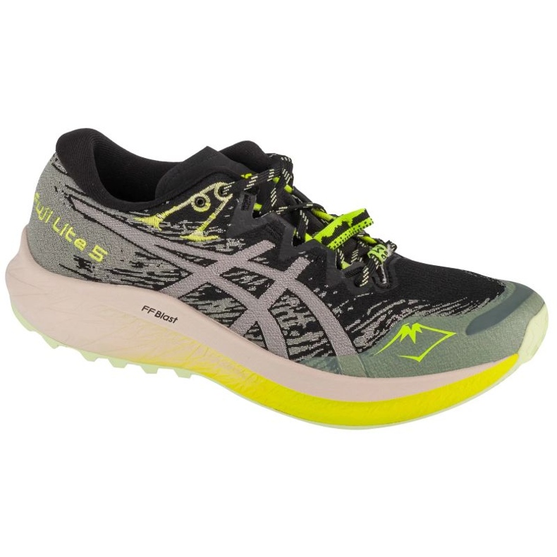 Tênis de corrida Asics Fuji Lite 5 1012B690-001 preto