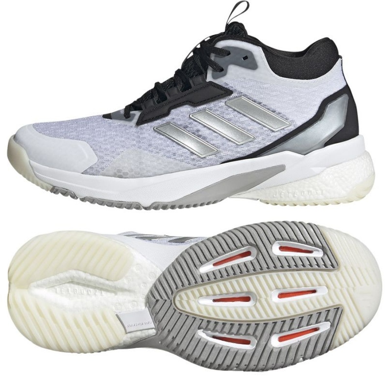 Tênis de voleibol Adidas Crazyflight 5 Mid ID5725 branco