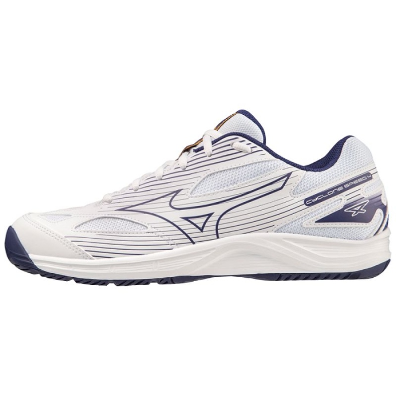 Tênis de voleibol Mizuno Cyclone Speed ​​​​4 V1GA238043 branco