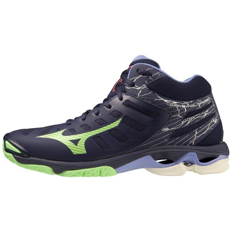 Tênis de voleibol Mizuno Wave Voltage Mid V1GA216511 azul