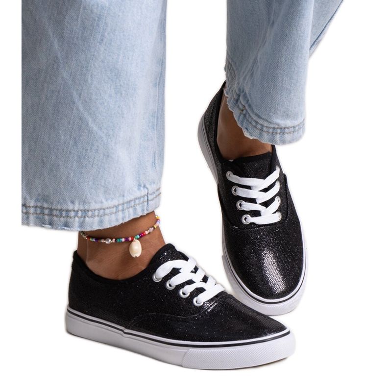 Tênis Merri preto brilhante