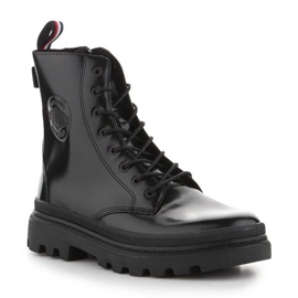 Botas Palladium Pallatrooper Off 77204-010-M, pretas preto