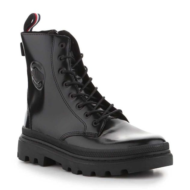 Botas Palladium Pallatrooper Off 77204-010-M, pretas preto