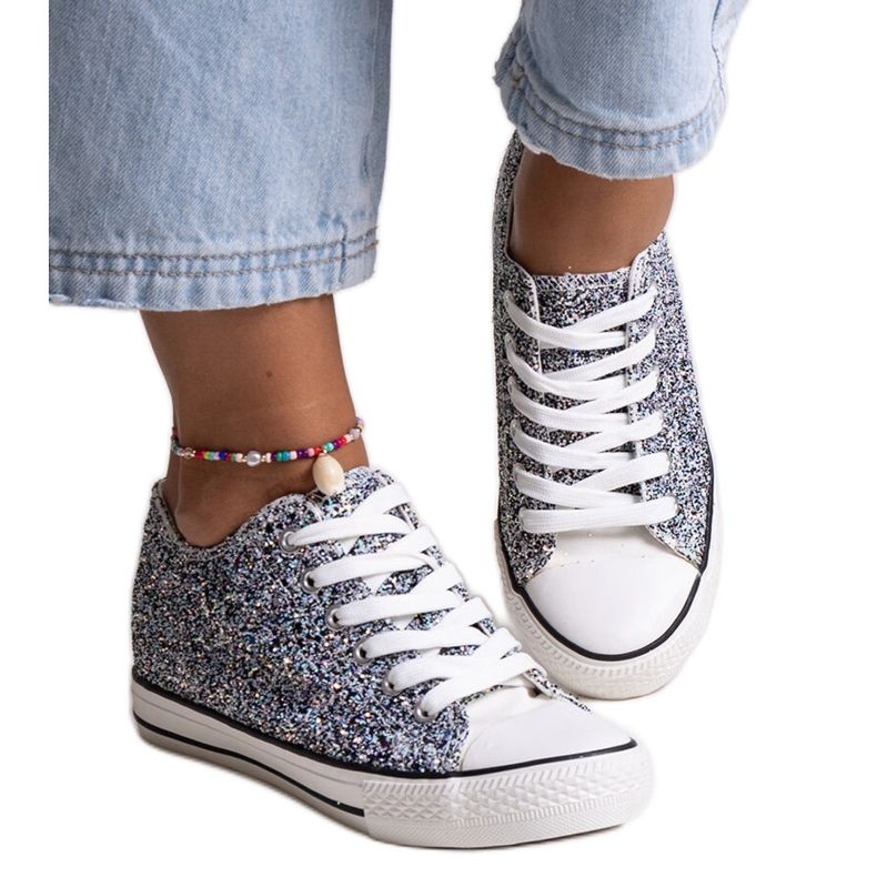 Tênis de cano alto Jadwa preto brilhante