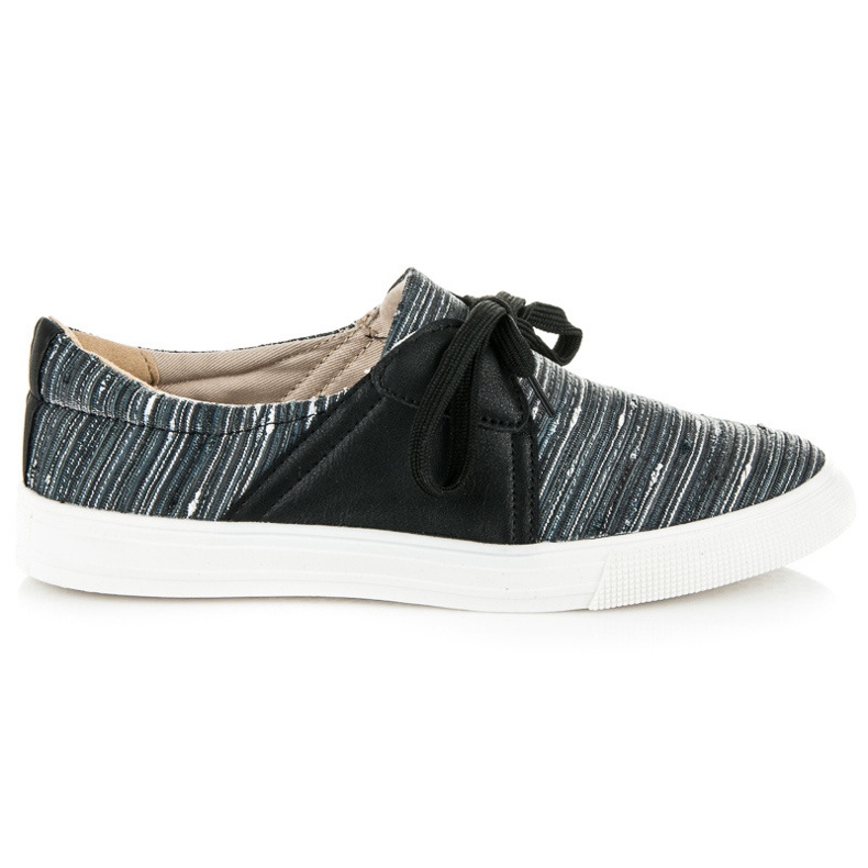 Kylie Tênis com padrão étnico preto