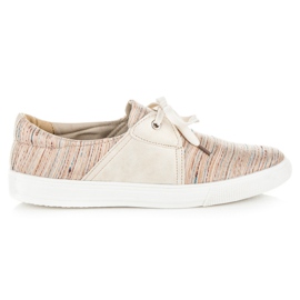 Kylie Tênis com padrão étnico marrom