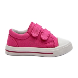 Tênis infantil com velcro Big Star NN374113 Fúcsia rosa