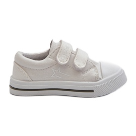 Tênis infantil com velcro Big Star NN374117 branco