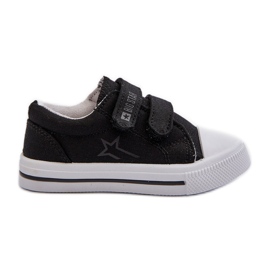Tênis infantil com velcro Big Star NN374111 preto