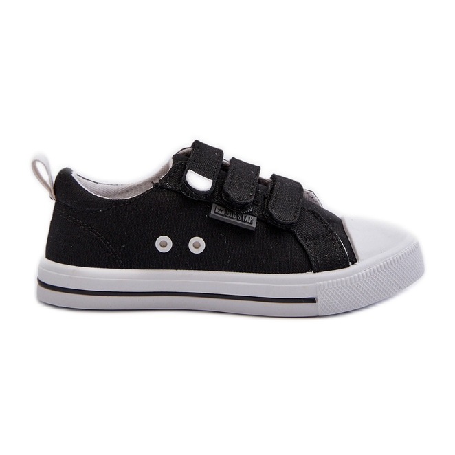 Tênis infantil com velcro Big Star NN374118 preto