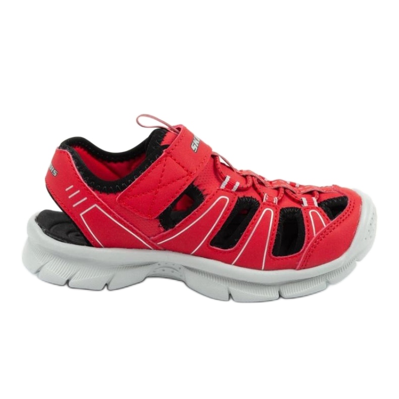 Sandálias Skechers Relix 406520L/RDBK vermelho
