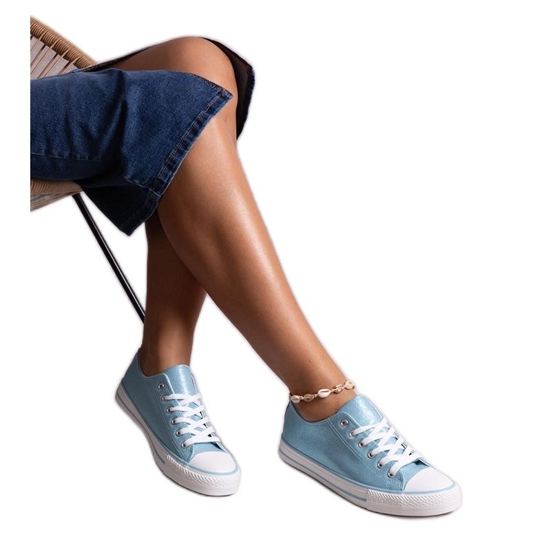 Tênis Rashidah azul brilhante