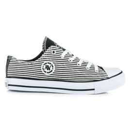 Tênis new age branco preto