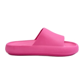 Chinelos femininos de espuma leve com sola grossa, Querceria rosa Chinelos femininos de espuma leve com sola grossa, Querceria rosa