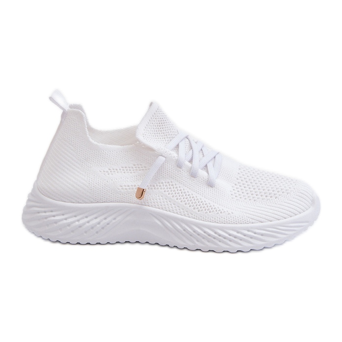 Calçado desportivo feminino slip-on branco Jagelia