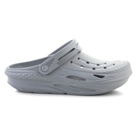 Chinelos Crocs Off Grid Clog 209501-007 cinza