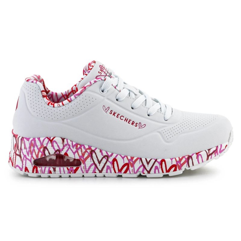 Sapatos Skechers Uno-Loving Love 155506-WRPK branco