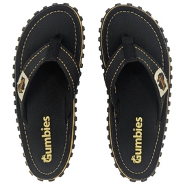 Gumbies Islander Flip-Flops Chinelos clássicos GU-FFISL117 preto