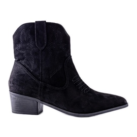 Botins de salto alto Anesa pretos Botins de salto alto Anesa pretos