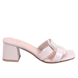 Chinelos elegantes de salto alto Lafar Beige bege Chinelos elegantes de salto alto Lafar Beige bege