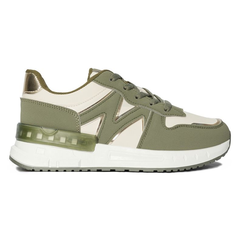 Tênis feminino verde confortável