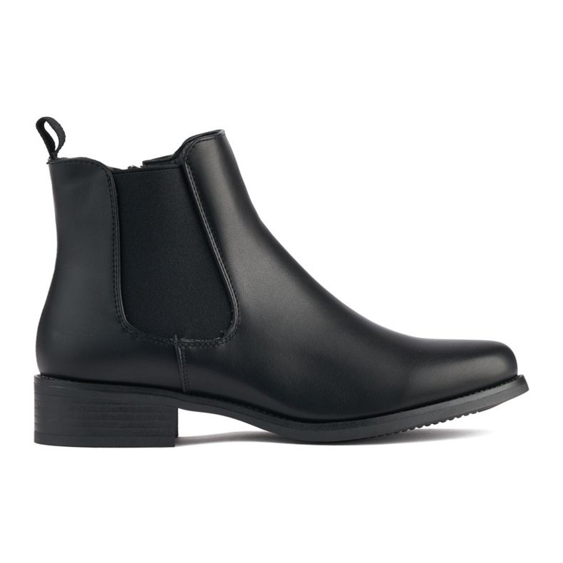 Botas Chelsea pretas femininas preto