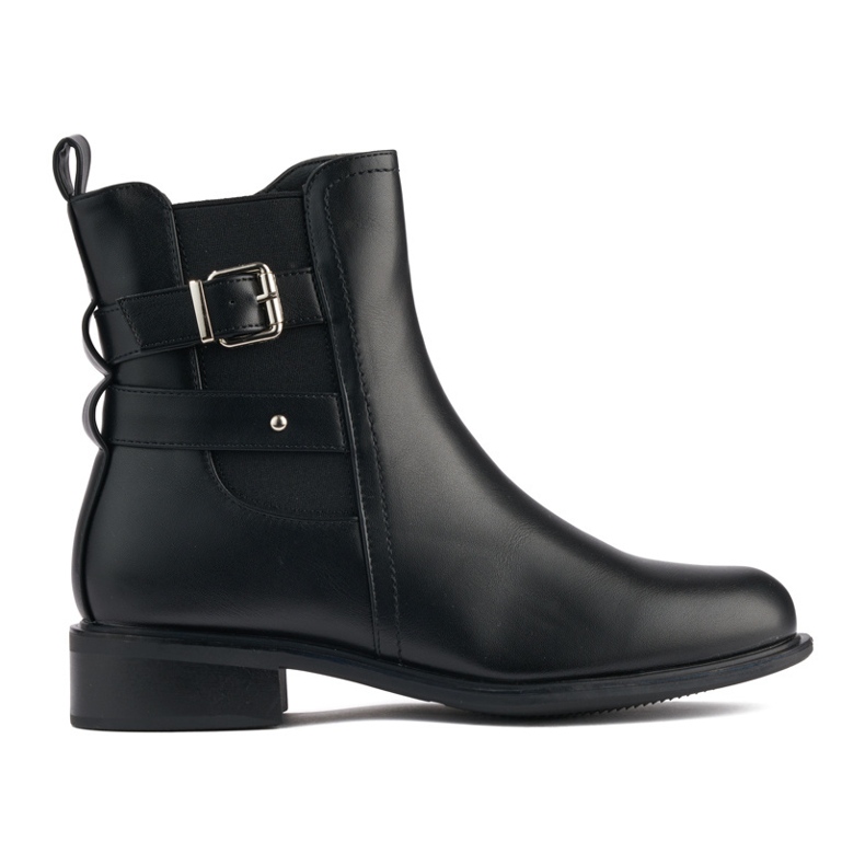 Botins femininos negros preto