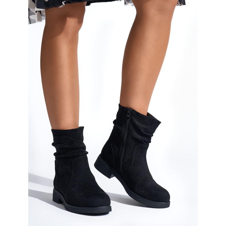 Botas de cowboy pretas femininas preto