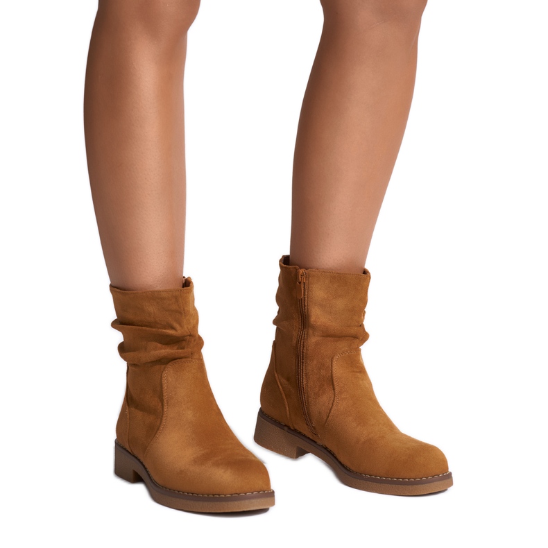 Botas de cowboy marrons femininas castanho