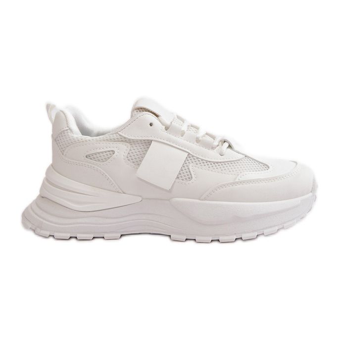 Tênis feminino plataforma branco Nevelaine