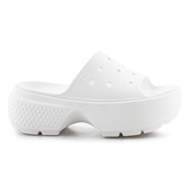 Chinelos Crocs Stomp Slide 209346-0WV branco