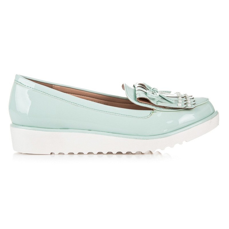 Sapatos VICES lacados a menta verde Sapatos VICES lacados a menta verde