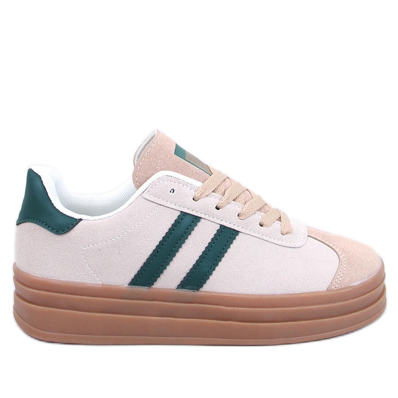 Essa tênis feminino BEIGE/VERDE bege