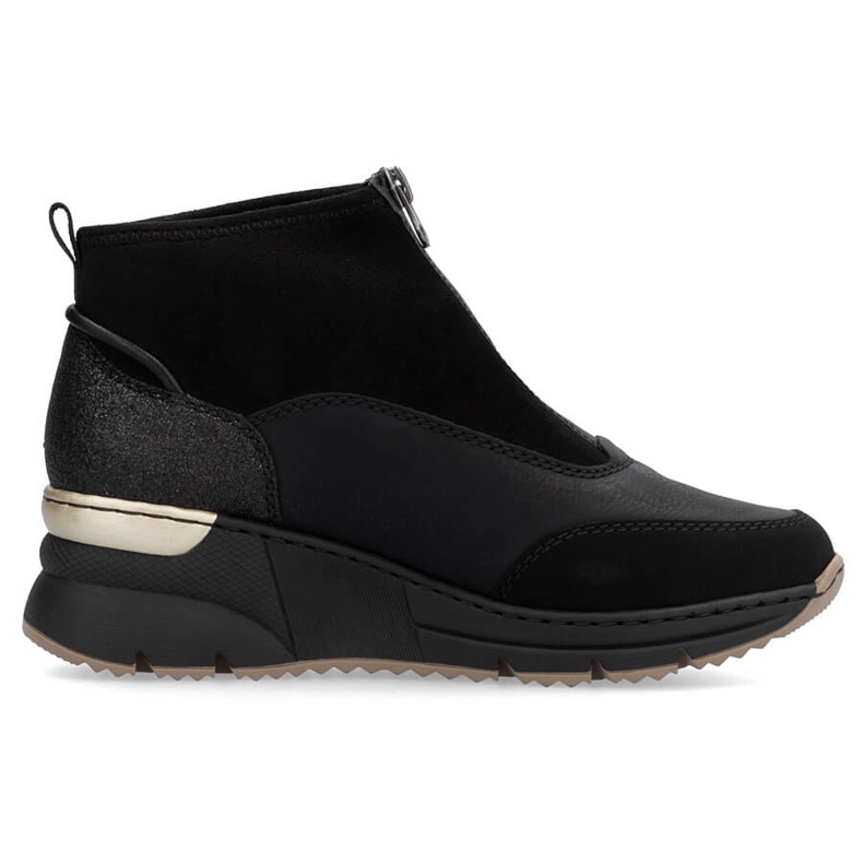 Botas femininas pretas Rieker N6361-00 preto