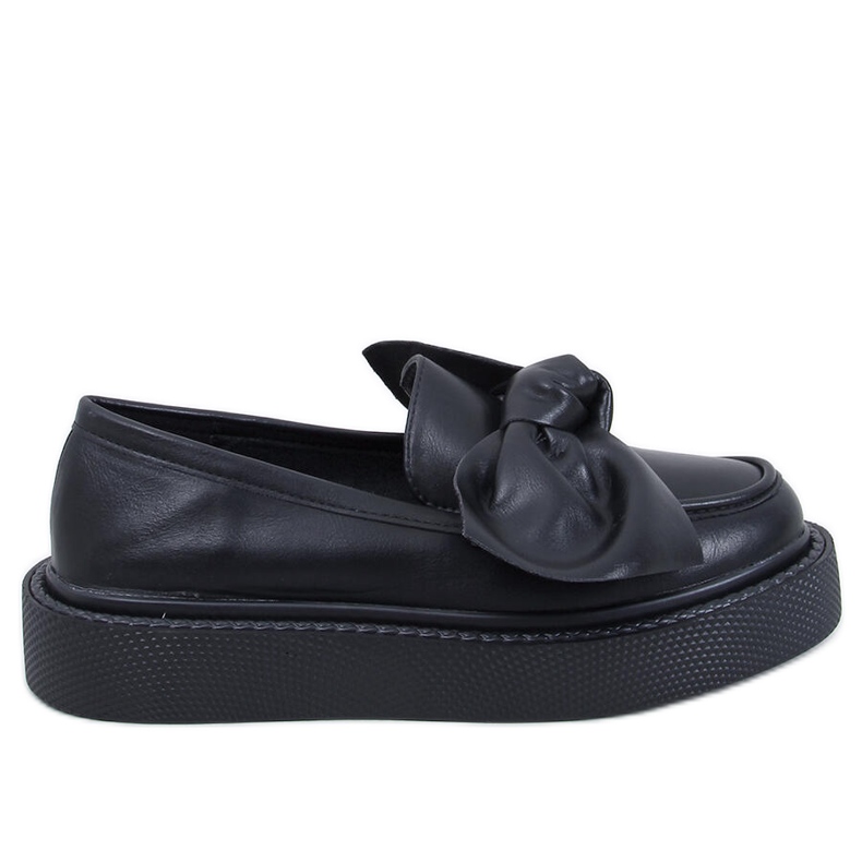 Mocassins com laço Stark Black preto
