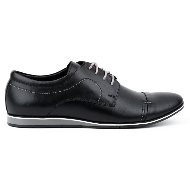 Olivier Sapatos masculinos elegantes de couro 276LU, pretos
