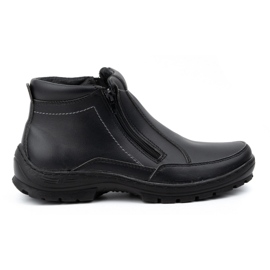 Olivier Botas masculinas de inverno Chelsea 990CU pretas preto